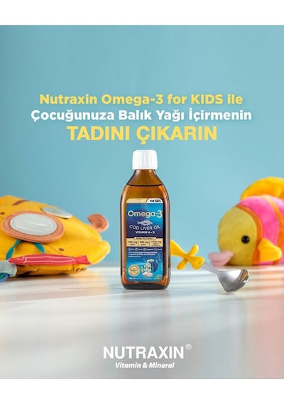 Omega 3 Balık Yağı 150 Ml Tutti Frutti 2 Adet
