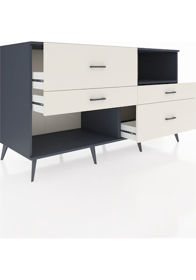 Kronos Konsol Tek Raflı 4 Çekmeceli 176x59x99 Antrasit-antrasit/aytaşı Antrasıt/aytası - Antrasıt Kronos Konsol Tek Raflı 4 Çekmeceli 176x59x99 Antrasit-antrasit/aytaşı Antrasıt/aytası - Antrasıt