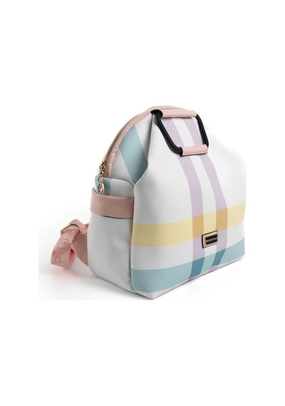 Silver Polo Sp771 Kadın Sırt Çantası Ekose Lila-pembe