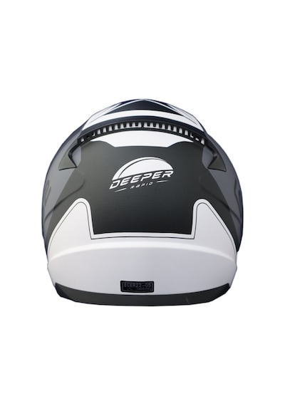 Ls2 Rapıd Deeper Mat Beyaz-Siyah Full Face Kask