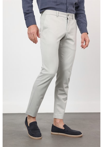 İmza Taş Rengi Yan Cep Örme Slim Fit Esnek Jogger Pantolon 1003260173
