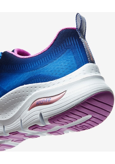 Skechers Arch Fit - Vibrant Step Kadın Lacivert Spor Ayakkabı 149724 Nvmt