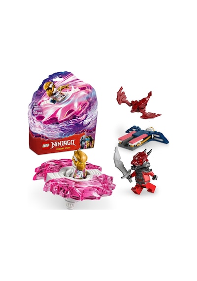 LEGO® NINJAGO® Sora’nın Ejderha Spinjitzu Topacı 71824 - 6 Yaş ve Üzeri Çocuklar için 2 Ninja Minifigürü İçeren Oyuncak Yapım Seti (56P)