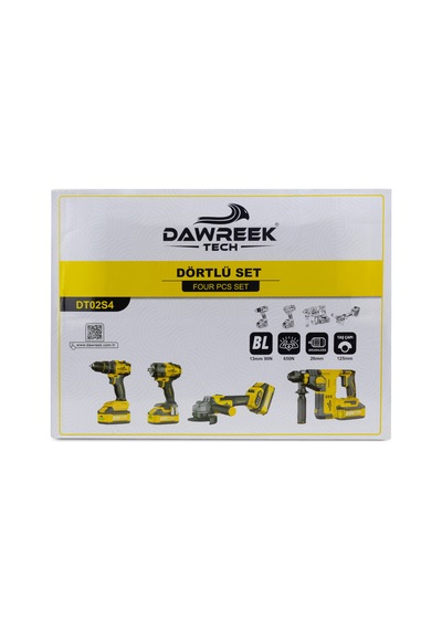 Dawreek Tech Akülü 4'lü Set Dt02s4