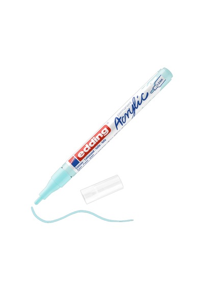Edding Markör Akrilik İnce Uçlu 1-2 Mm Pastel Mavi 916 5300 Çok Renkli