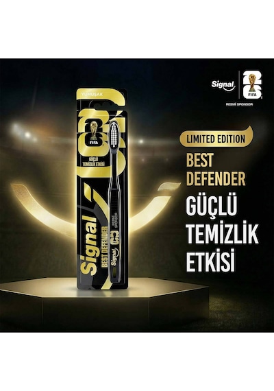 Best Defender Yumuşak Diş Fırçası Güçlü Temizlik Etkisi Fifa 12 Adet
