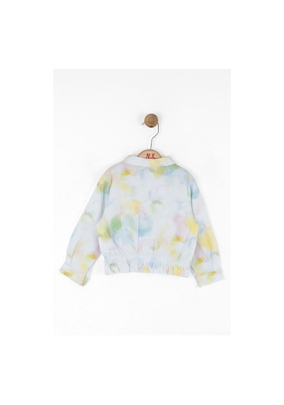 Xo Kids Kız Çocuk Gömlek 1-4 Yaş 38616 Ekru - Mavi