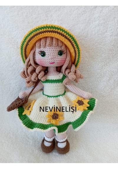 Amigurumi Melis Bebek Çok Renkli