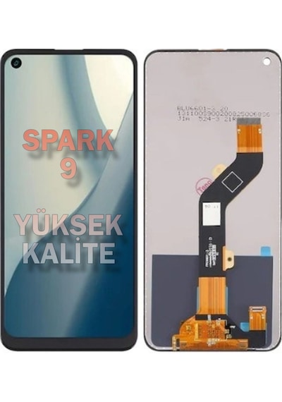 Tecno Spark 9 Lcd Ekran Dokunmatik Siyah