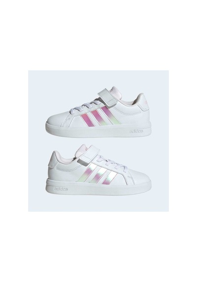 Adidas Grand Court 3.0 El C Unisex Çocuk Sneaker Jq1988 Beyaz
