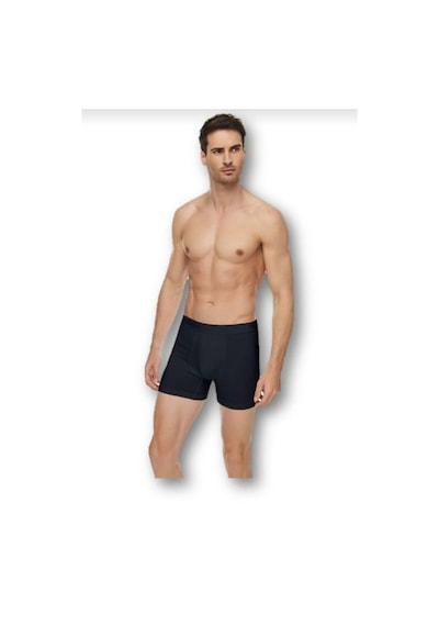 Tutku Elit 1251 Erkek Modal Elastan Boxer 6 Adet Siyah