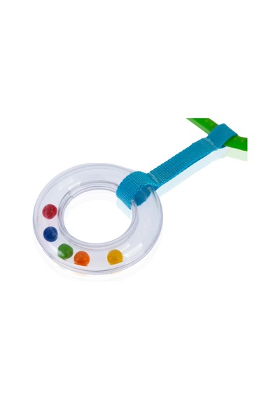 Babyjem Pusete Asılabilir Oval Sesli Çıngırak Yeşil