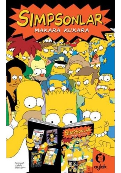 Simpsonlar - Makara Kukara - Matt Groening -  Füsun Canbolat - Aylak Kitap