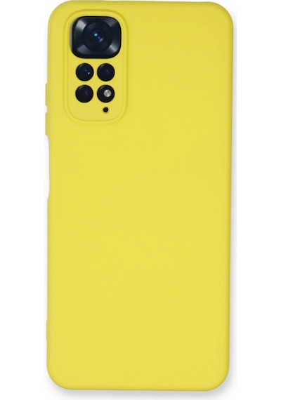 Uryport Xiaomi Redmi Note 11 Kılıf Nano İçi Kadife Silikon - Sarı