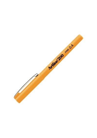 200 Fine 0.4 Fineliner Keçeli Kalem Sarı