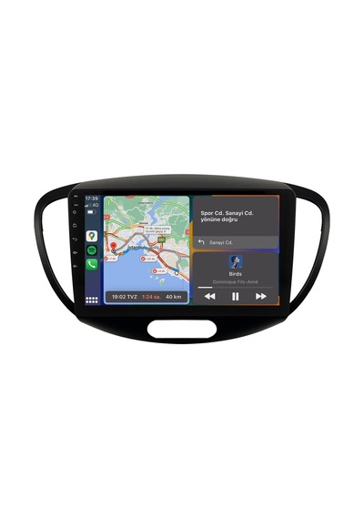 Hyundai I10 Android Multimedya Sistemi 2008-2012 Crv-4840xaa 9"