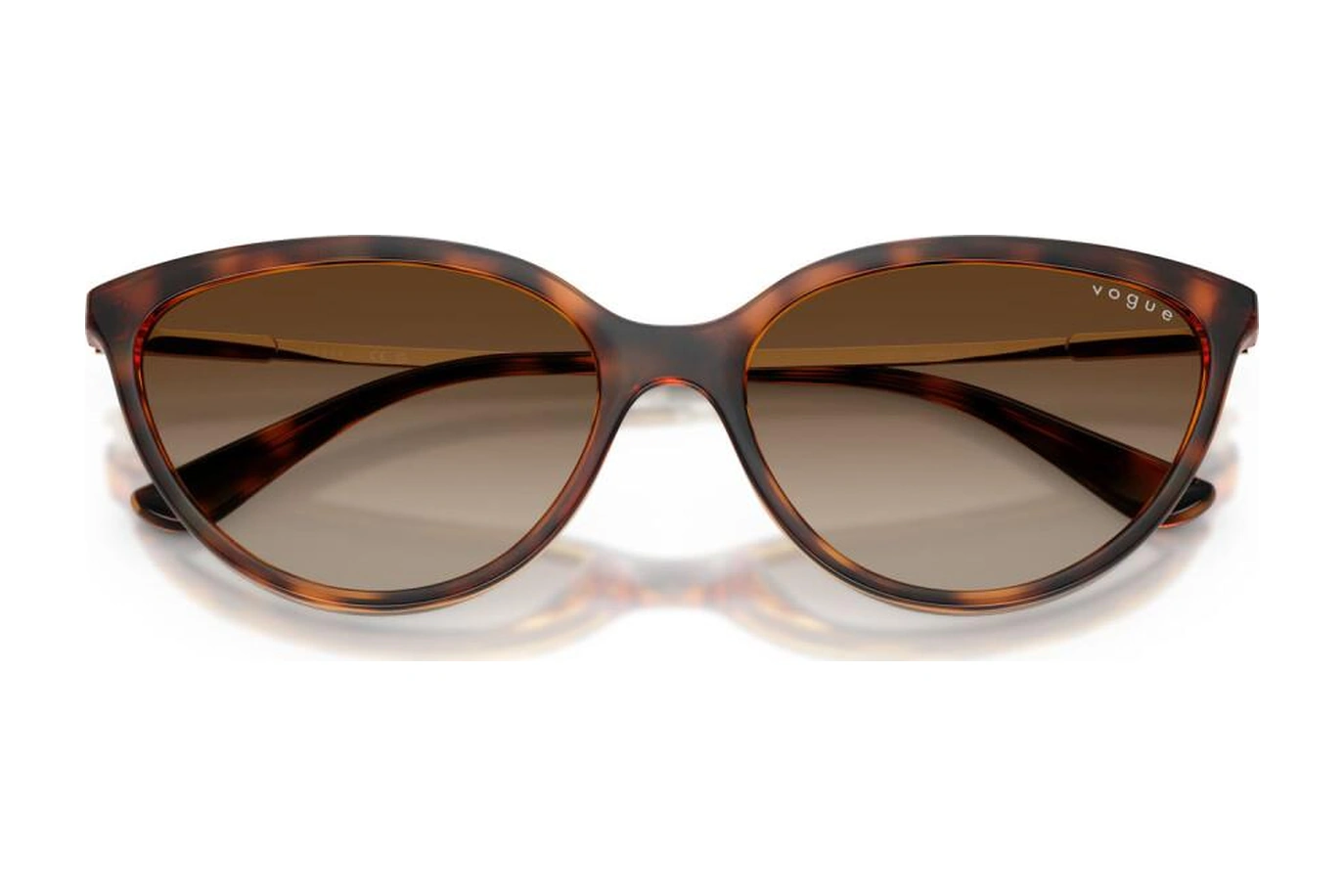5672s W65613 57 Cat Eye Güneş Gözlüğü Kahverengi
