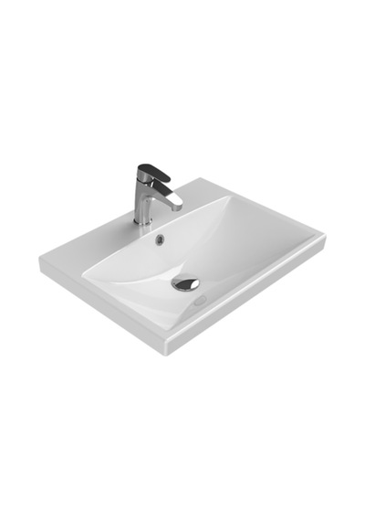 Turkuaz Seramik Cerastyle Elite 60 x 45 CM Etajer Uyumlu Damlalıklı Lavabo