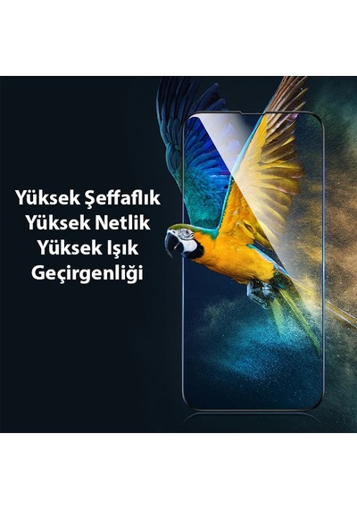 Baseus iPhone Uyumlu 13 Pro Max 6.7 0.3mm Tempered Full-glass Cam Ekran Koruyucu 2 Adet Set- 5775