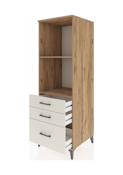 Kronos Dolap 2 Raflı 3 Çekmeceli 60x59x182 Çam-aytaşı Atlas Çam