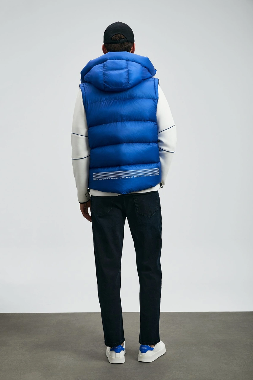 Lufian Erkek Franz Straight Fit Spor Jean Pantolon 112200244 Mavi Mavi