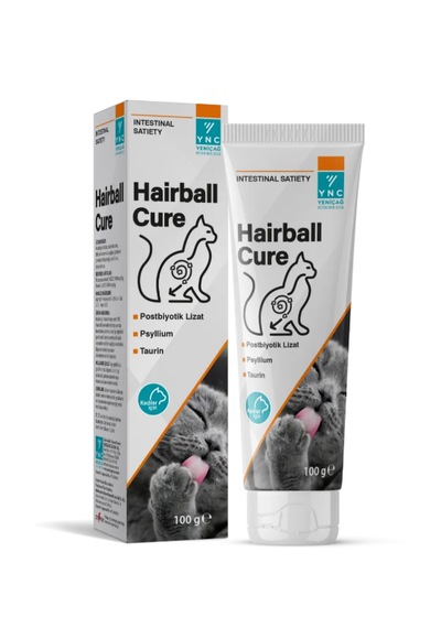 Ync Hairball Cure Kedi Tüy Yumağı Önleyici & Eritici Macun 100 G