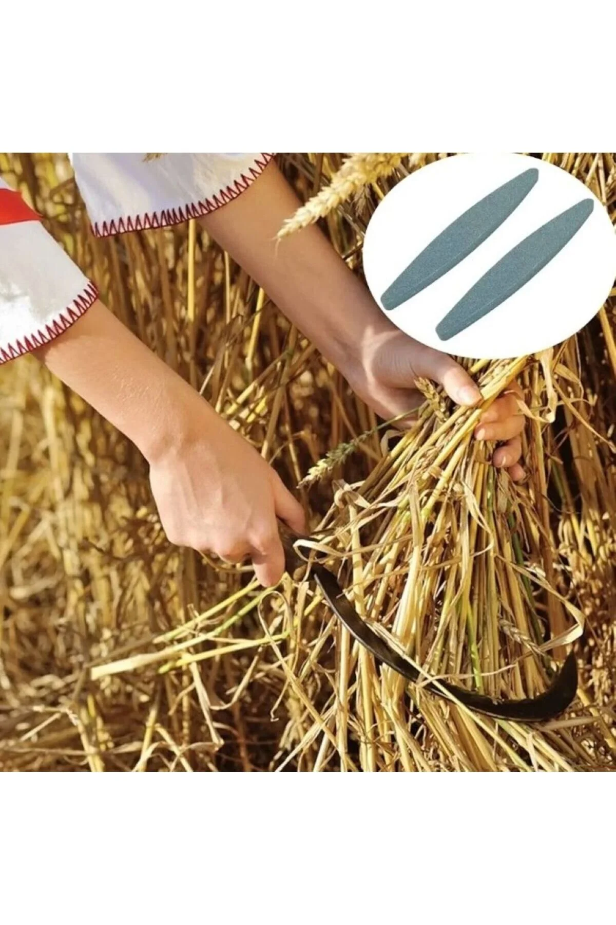 Bileme Taşı -2 Adet / Bıçak ,tırpan , Balta ,satır ,makas , Keskinleştirme Ve Bileyleme Taşı