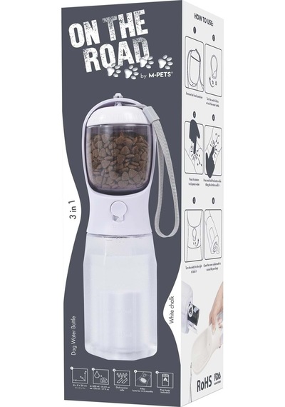 10554699 M-pets On The Road 3in1 Köpek Seyahat Suluğu 600ml Pink