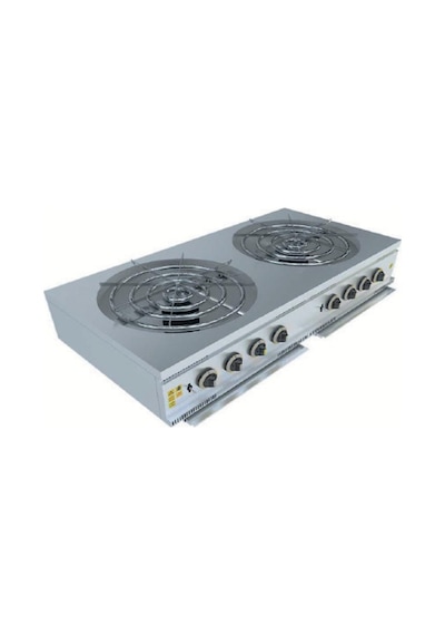 Karacasan Endüstriyel Set Üstü 140 CM 2 Gözlü LPG Tüplü Künefe Ve Börek Ocağı
