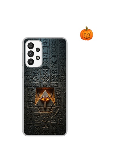 Samsung Galaxy A73 Uyumlu Şeffaf Kılıf Antik Mısır 4 Tasarımlı
