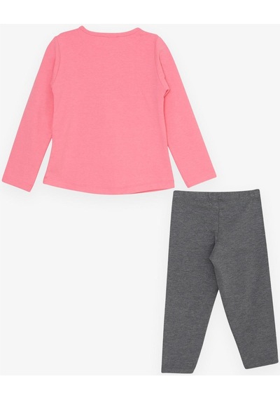 Breeze Kız Çocuktaytlı Takım Dostluk Temalı Kız Temalı 1.5-5 Yaş, Neon Pembe-neon Pembe