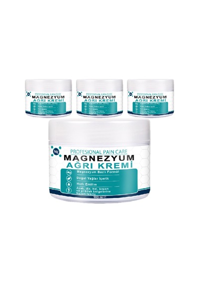 Saf Magnezyum Klorürlü Losyonu 4 Adet Zechstein Deniz Kaynaklı, Aloe Vera Ve E Vitaminli Komplex Relax