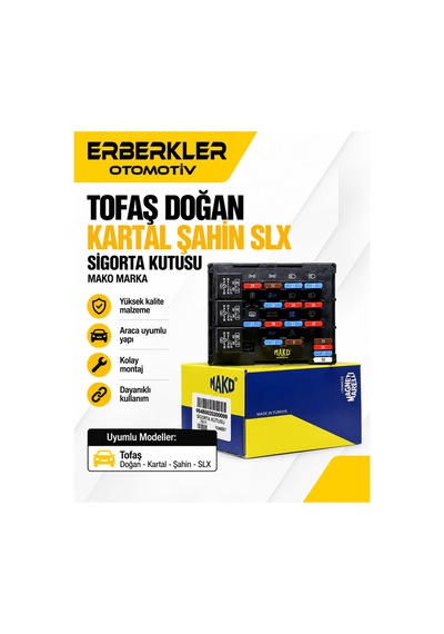 Tofaş Doğan, Kartal, Şahin Slx Sigorta Kutusu Mako Marka - Erb461
