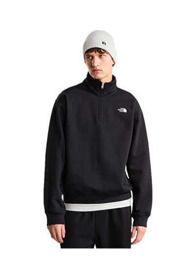 The North Face M Tnf Essentıal Sımple Dome Rlx 1/4 Zıp Erkek Outdoor Sweatshirts Nf0a8fd8jk31 Siyah