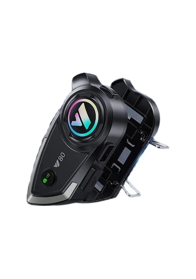 Vothoon Y80 Intercom  ışıklı Motosiklet Kask Kulaklığı