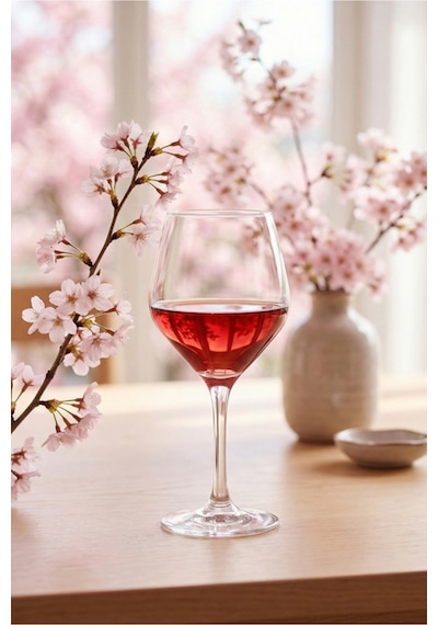 Lav Ella Cam Goblet 6'lı 330 ml Ayaklı (Şarap Kadehi , Kokteyl Bardağı)