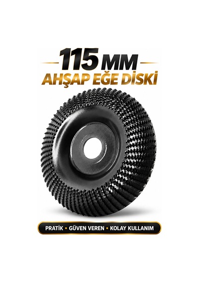 Ahşap Eğe Diski 115 Mm Tungsten Karbür Ahşap İşleme