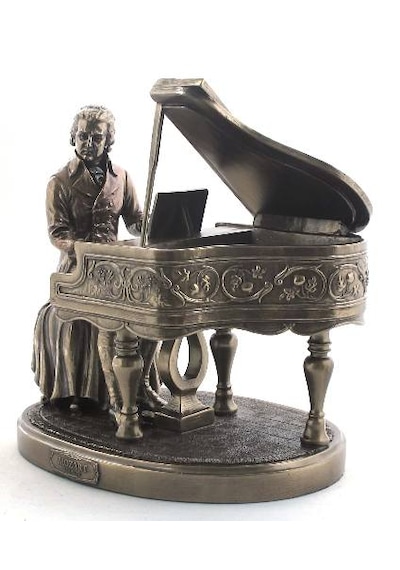 Veronese Koleksiyon Piano Ve Mozart Figürü 20x21cm