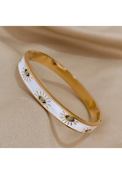 Mk Tasarım Çelik Bileklik Model-1 Gold