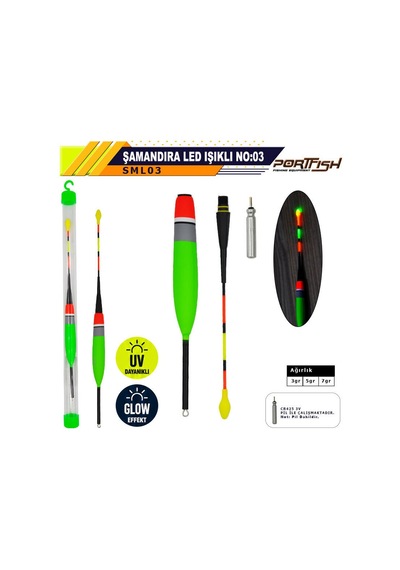 Portfish Şamandıra Led Işıklı No:03 3gr