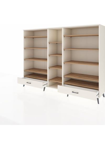 Hyperion Dolap 14 Raflı 2 Çekmeceli 220x44x163 Aytaşı-çam/aytaşı Aytaşı-çam/aytaşı Hyperion Dolap 14 Raflı 2 Çekmeceli 220x44x163 Aytaşı-çam/aytaşı Aytaşı-çam/aytaşı