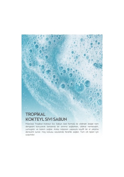 Maxrosa Tropikal Sıvı Sabun 750 ML