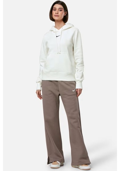 Nike Sportswear Phoenix Fleece Pullover Hoodie Kadın Kapüşonlu Sweatshirt Krem Krem