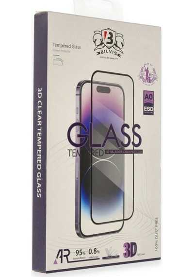 Apple İphone 16 Bilvis 3d Mat Cam Ekran Koruyucu