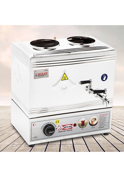 Mizan 25 Model Pleytsiz Krom 20 L Elektrikli Kahveci Çay Kazanı