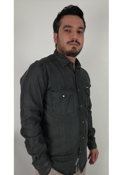Tousus Slim Fit Kot Erkek Gömlek Slm-2004-tss Gri Tousus Slim Fit Kot Erkek Gömlek Slm-2004-tss Gri