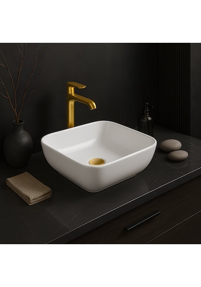 Turavit Porto PRT0708 Lavabo Çanak 40 x 40 CM