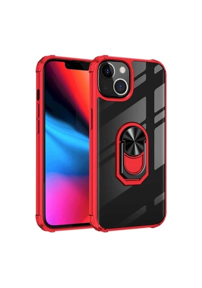 Apple Uyumlu iPhone 13 Kılıf Zore Mola Kapak Kırmızı