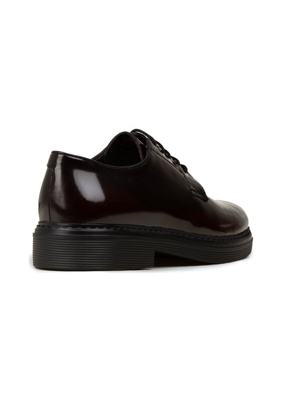 Deery Erkek Bordo Hakiki Deri Günlük Ayakkabı - 02011mbrdc01 Bordo