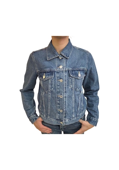 Gap V-ıcon Jkt Med Sage Kadın Ceket Mavi